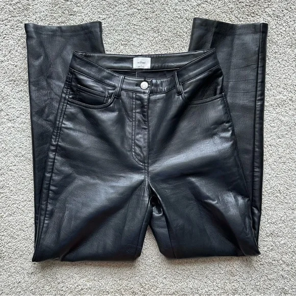 ARITZIA WILFRED THE MELINA VEGAN LEATHER PANT - Picture 6 of 14